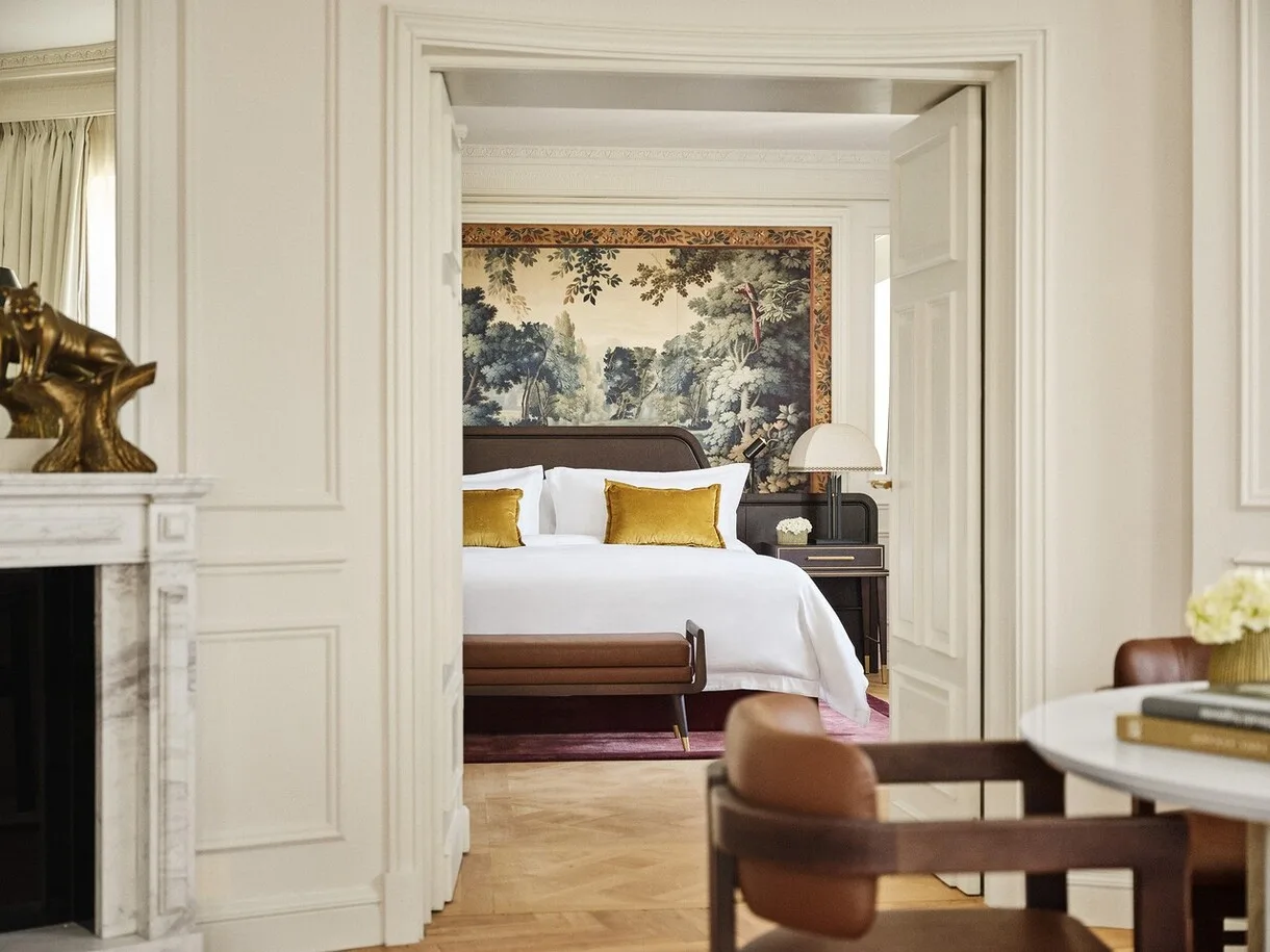 Suite at The Palace Madrid (Luxury Collection), a Bonvoy status-match upgrade outcome.